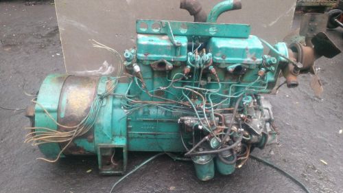 Onan 4 cylinder diesel generator setup