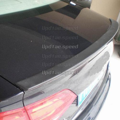 Painted color for audi a4 b8 a type sedan trunk spoiler rear wing  09 - 12 abs ◙