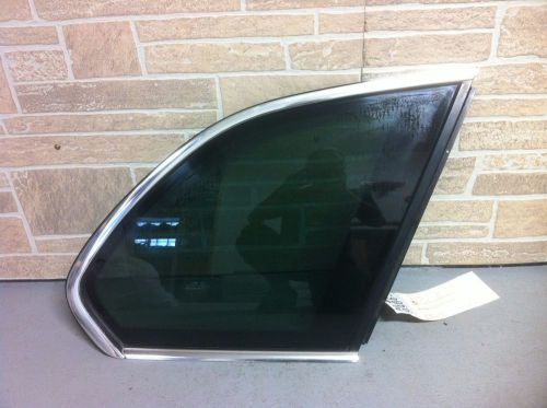 2000 2001 2002 2003 2004 2005 2006 bmw x5 right rear quarter glass chrome trim