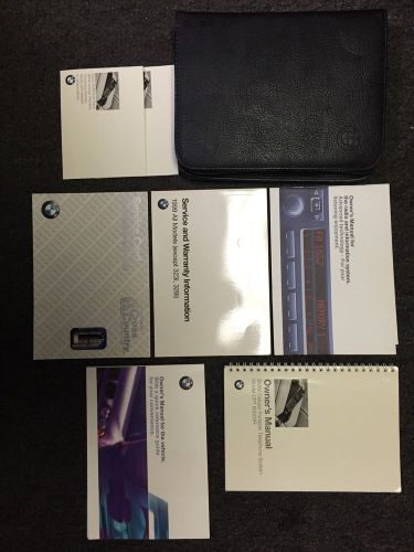 1999 bmw e39 m5 540i 530i 525i owners manual set w/case oem