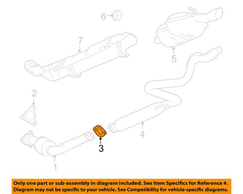 Gm oem exhaust-converter &amp; pipe gasket 15231157