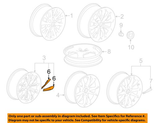 Cadillac gm oem 13-15 xts-wheel, alloy insert 22908771