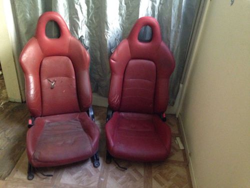 Honda s2000 red seats