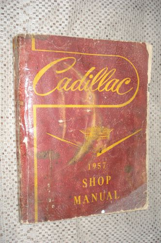 1957 cadillac shop manual original service book rare base book for 58 supplement