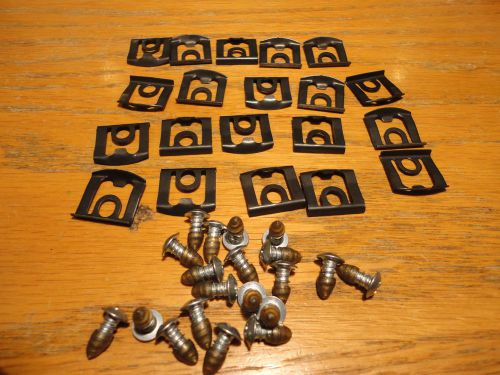 68-75 dodge dart rear window reveal molding clips