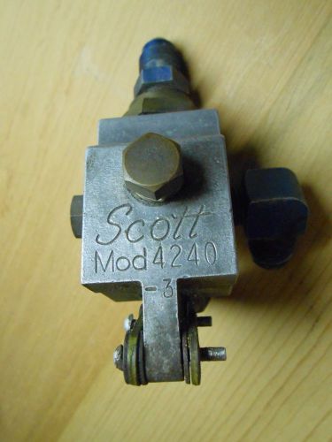 Scott 4240 parking brake valve assembly