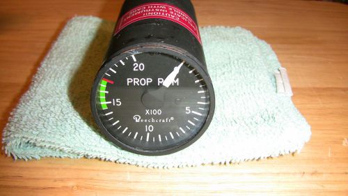 Beechcraft prop tachometer rpm indicator p/n 101-384157-5