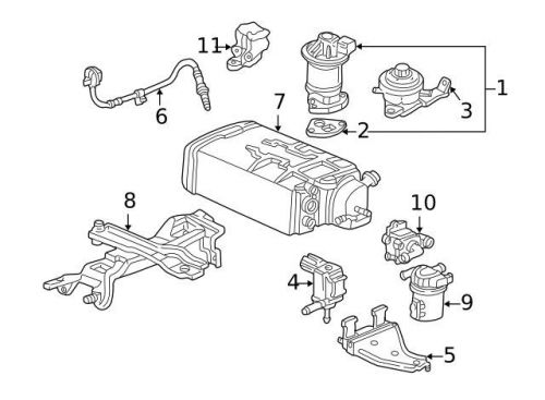 Genuine 1999-1999 honda accord valve assy 36281-p8a-a02