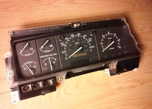 94 95 1994 1995 ford f150 250 f350   gas v8 6 bronco instrument cluster tach 8