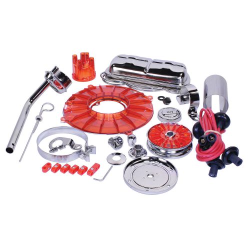 Empi 8653 red deluxe vw engine trim kit for upright aircooled vw bug engines