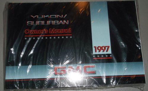 New nos 1997 gmc youkon suburban owners manual