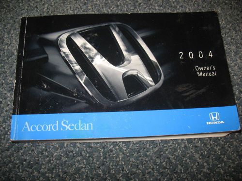 2004 accord sedan owners manual