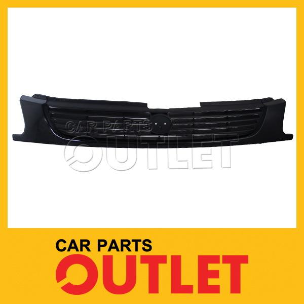 1995 1996 mazda protege raw plastic black smooth frame cross bar insert 4d sedan