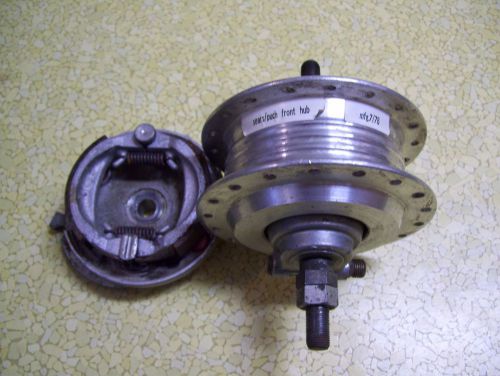 1978 puch/sears front wheel brake drum and brake assy.