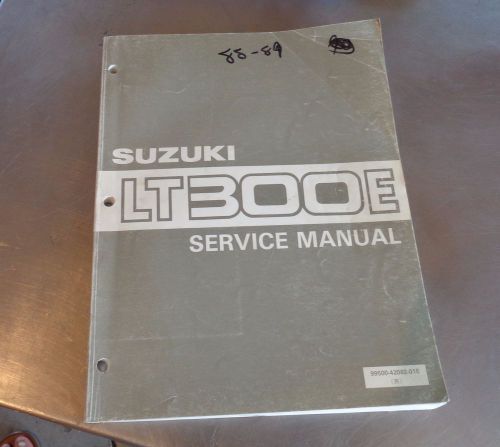 Suzuki lt300e, lt 300 e factory service manual