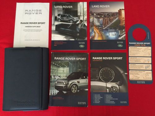 2011 land rover range rover sport factory owners manual and case