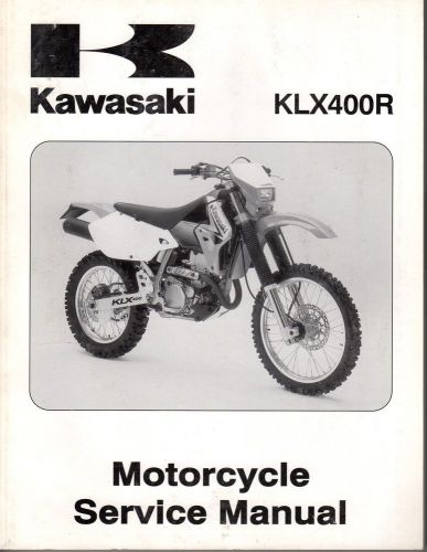 2003 kawasaki motorcycle klx400r  p/n 99924-1304-01 service manual (593)