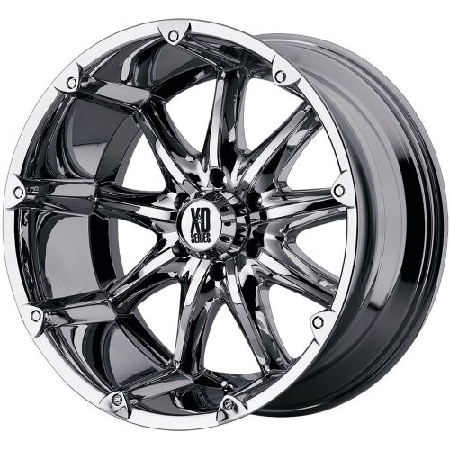 18x9 chrome xd779 badlands 6x135 +18 wheels open country mt 33x12.5x18 tires