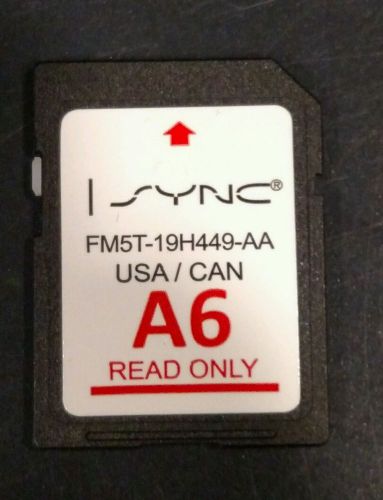 2015 navigation gps sd card a6 sync ford fm5t-19h449-aa isync