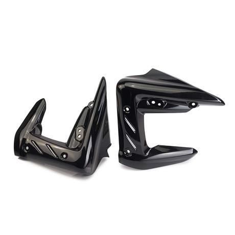 Triumph street triple / r - rad cowl kit black phantom - cubre radiador