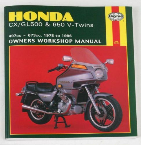 Haynes repair manual cx/gl500/650 v-twin honda cx500 78-79 gl500 81-82