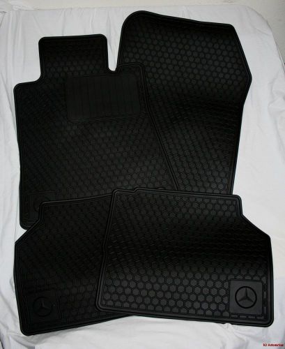 1994 to 1999 mercedes s500/s600 rubber floor mats - genuine factory oem items