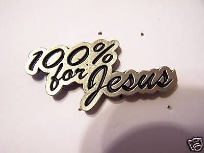 #2025 christian motorcycle vest pin 100% for jesus