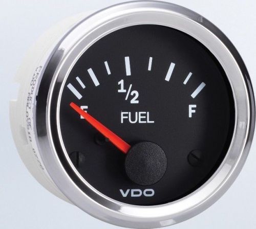 Vdo 301-195 fuel level e-f - (240-33 ohms fuel) - vision chrome