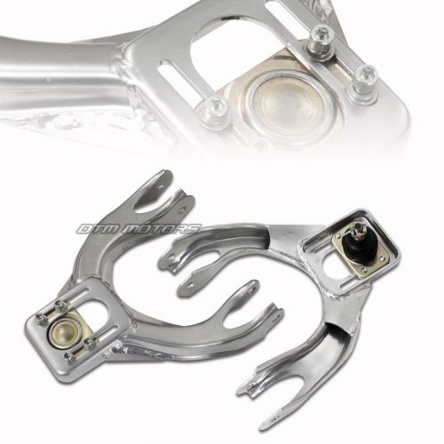 Silver adjustable front upper control arm camber kit for 1993-1997 honda del sol