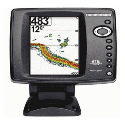 Humminbird 678c hd xd extreme depth boat fishfinder w/transducer 409420-1