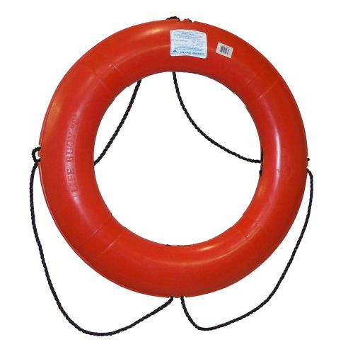 New dock edge 24&#034; life ring/buoy, usga approved, orange