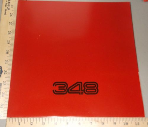 1990 ferrari sales folder brochure 348 original 4 languages