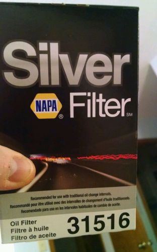 Napa silver oil filter for car - new in box - part number 31516