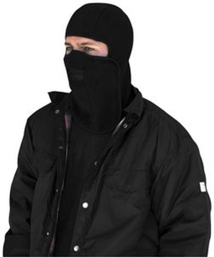 New zan cold weather velcro adult mesh balaclava, black, osfm