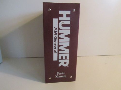 Hummer h1 1994 service parts catalog   am general update engine parts  5744155-1