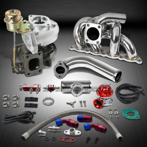 T25/t28 td04 250hp+7pc turbo charger+manifold+downpipe kit for 4g93 mirage/evo