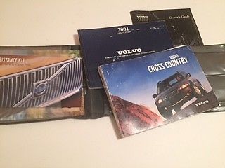 2001 01 volvo cross country v70 complete owner&#039;s manual guide kit with case