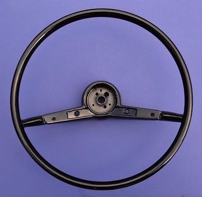 1957 chevy 210 &amp; bel air 16&#034; steering wheel black