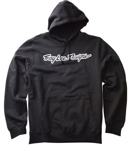 Troy lee designs signature mens pullover hoody black lg