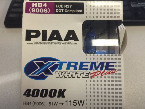 Piaa hb4 &#034;9006&#034;  xtreme white plus 4000k headlight bulbs