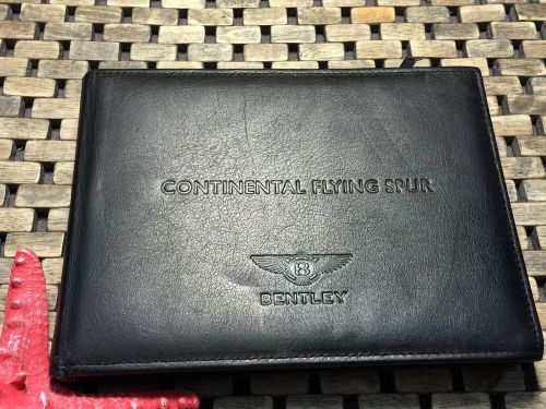 2005 2006 2007 bentley flying spur owners manual w/ navigation sect: ((buy oem))