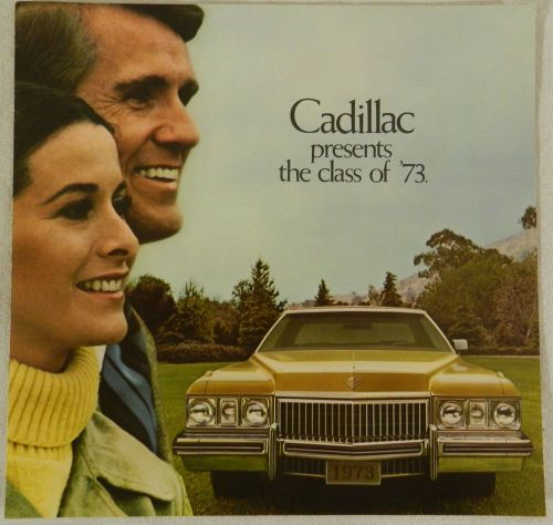 Cadillac presents the class of 1973 sales brochure literature 12 pages