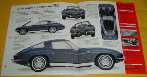 1963 chevrolet corvette sting ray 327 ci 300 hp split rear info/specs/photo 15x9