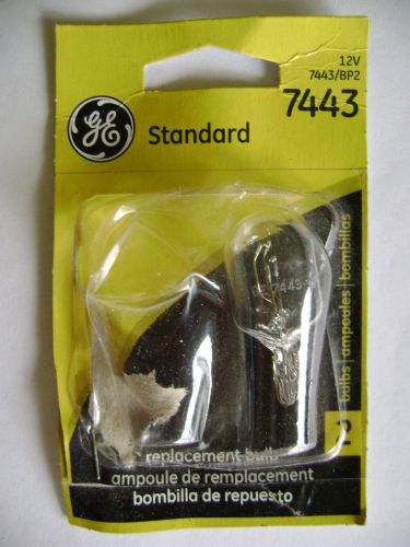 Ge standard 7443 26201 one bulb miniature replacement 26201 7443/bp2 12v