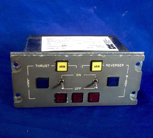 Jet aircraft instrument avionics thrust panel 32-009-1(ar)