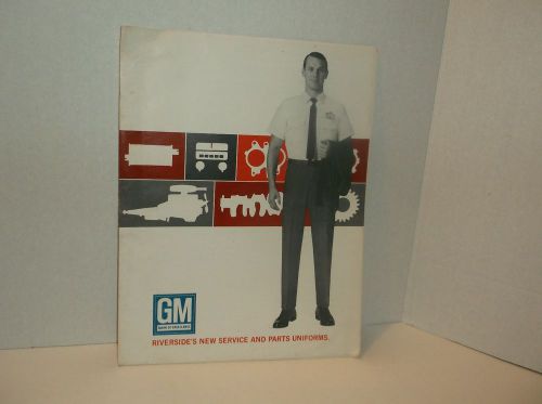 Vintage gm chevrolet uniform patches catalog 1968