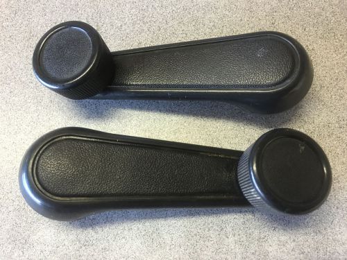 Toyota pickup truck tercel corolla celica mr2 black window crank handles handle