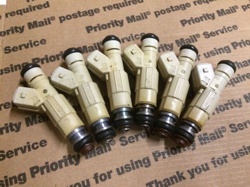 Upgrade jeep 4.0l bosch type iii fuel injectors set 6 36lb ev1