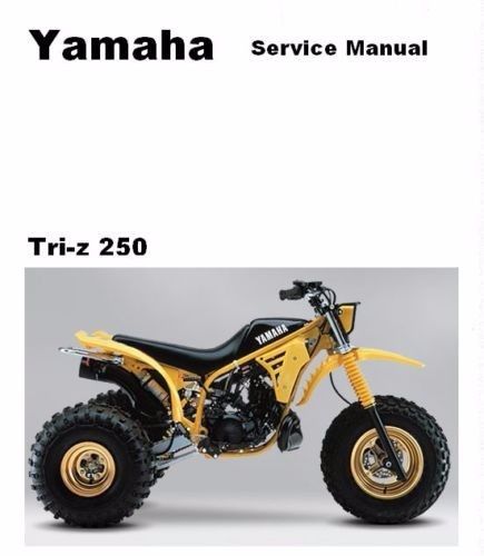 Yamaha, tri-z ytz 250 service manual shop repair trike 3 wheels pdf format