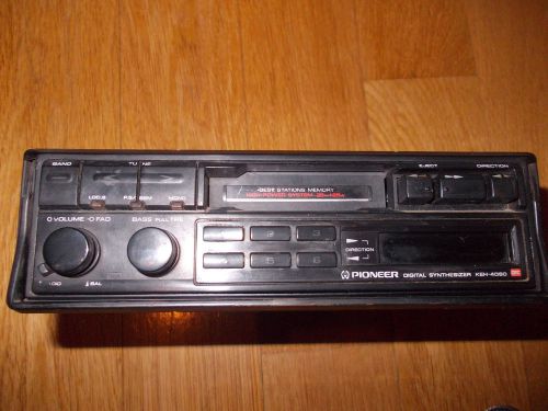 Vintage car radio cassette pioneer keh-4060 l stereo 1990